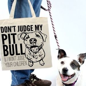 Rescue Dog Hand Painted Totes